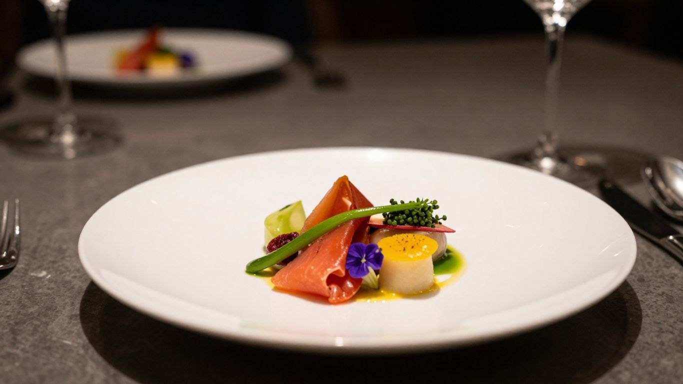 Elegant dining experience at Oak Charlotte restaurant.