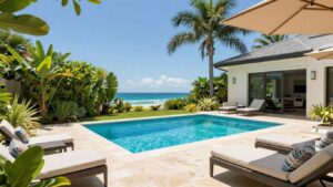 Gold Coast private holiday rental with pool and ocean view.